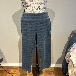 Nike Kids Navy Patterned Sweatpants